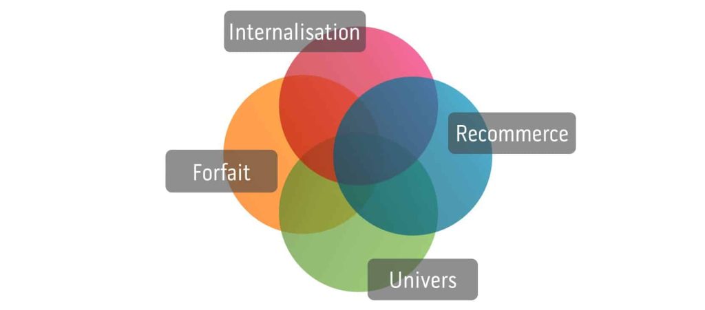 la disruption du consulting en diagramme de venn