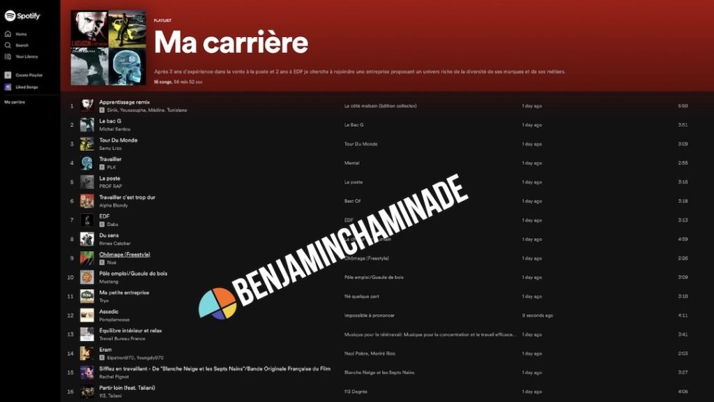 La carrière playlist