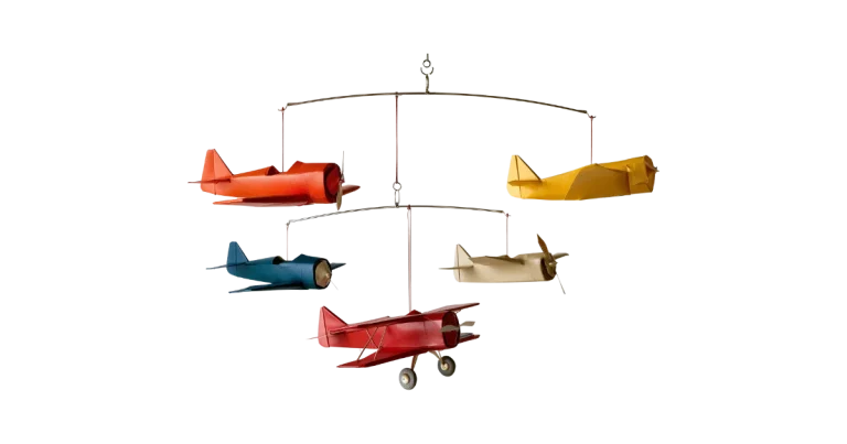 5 conférence de fin d'année comme un mobile de 5 avions