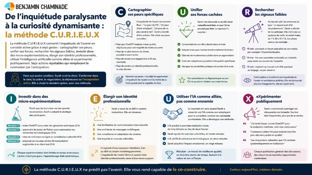 De l'inquiétude paralysante à la curiosité dynamisante : la méthode C.U.R.I.E.U.X