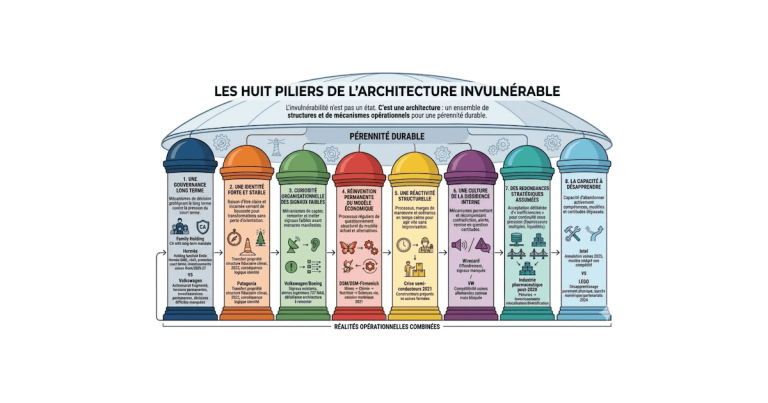 Huit piliers pour une architecture durable.