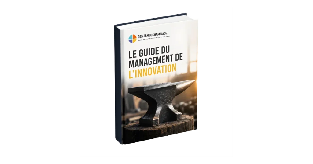 le guide du management de l'innovation offert lors de la conférence "culture d l'innovation" de benjamin chaminade