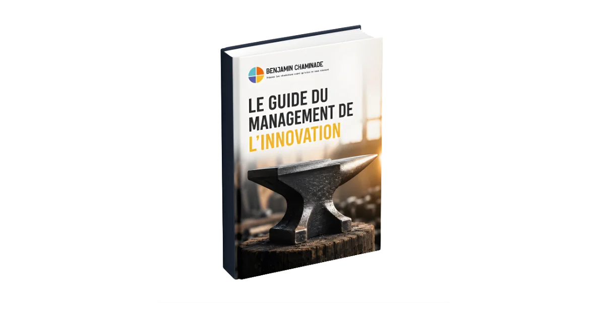 le guide du management de l'innovation offert lors de la conférence "culture d l'innovation" de benjamin chaminade