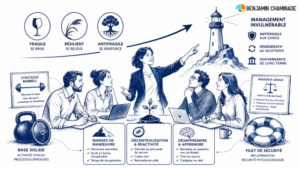 management antifragile selon benjamin chaminade