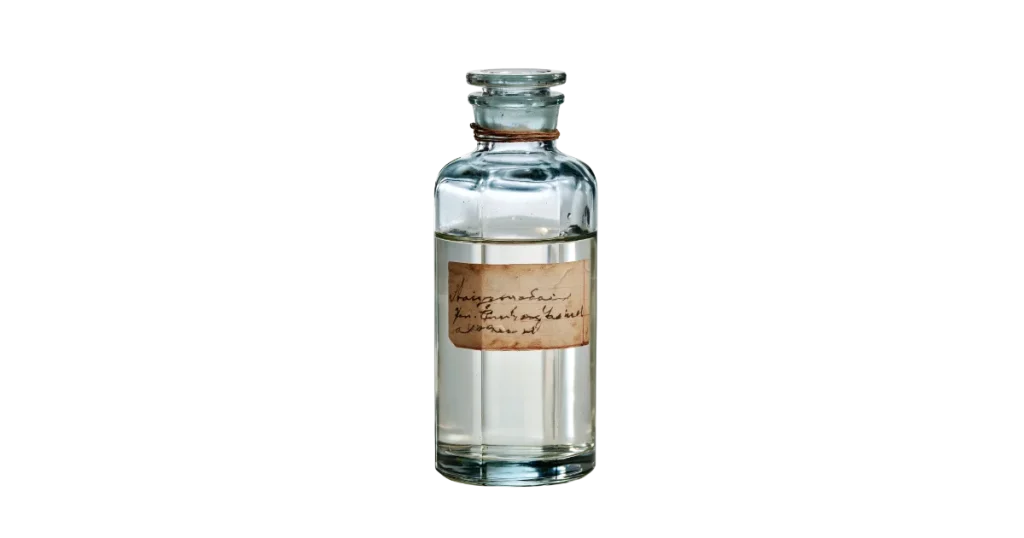 bocal de conservation vide et étiqueté sur fond blanc, image d'une formule managériale sans contenu