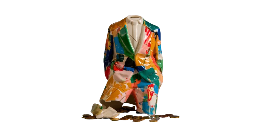 porcelaine brisée de la limite du leadership creatif