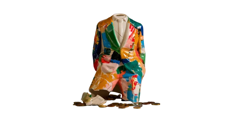 porcelaine brisée de la limite du leadership creatif