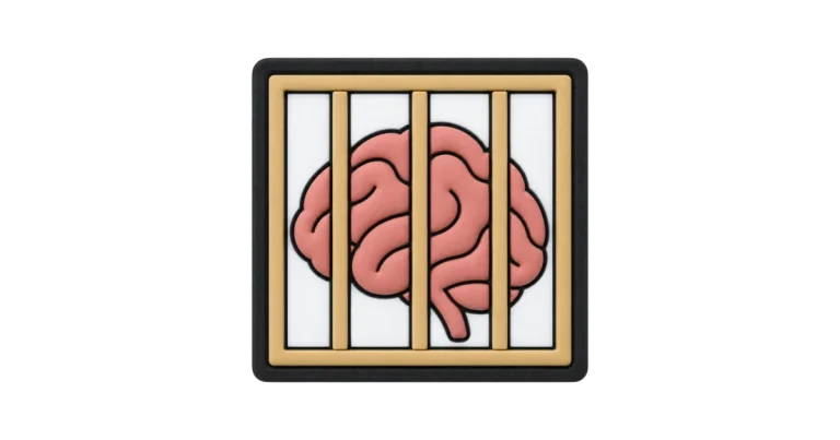rubber patch d'un cerveau dans une cage pour le protéger de l'iA