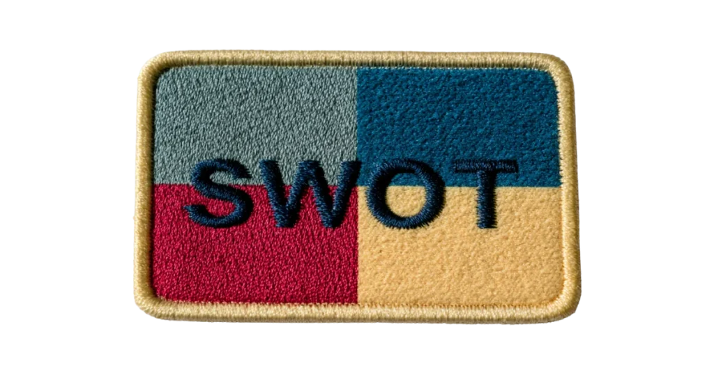 matrice swot patch tissus