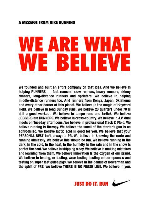 manifesto nike